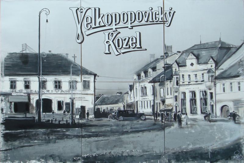 Kozlova pivaréň — historická fotografia